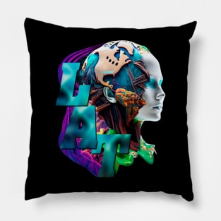 the face of latin america Pillow