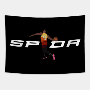 Donovan Mitchell - Utah Jazz Spida Mitchell (White) Tapestry