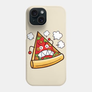 Sharp Teeth Red Angry Pizza Phone Case