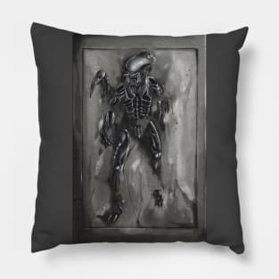 Alien in Carbonite Pillow