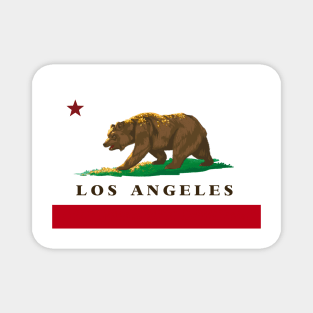 Los Angeles City Flag Magnet