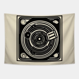 Vinyl Record Turntable Tapestry