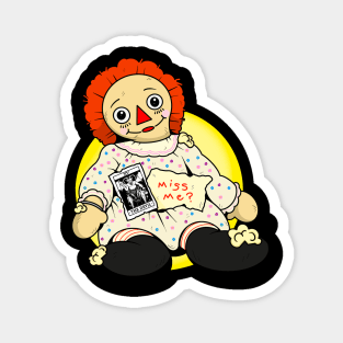 The Real Annabelle Doll Horror Toys Magnet