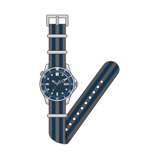 Diver's Watch on Nato Strap T-Shirt