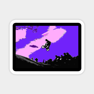 bmx racing race freestyle old school Magnet