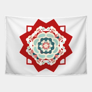 mandala Clamber Paint Tapestry