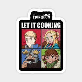 DELICIOUS IN DUNGEON: LEI IT COOKING (GRUNGE STYLE) Magnet