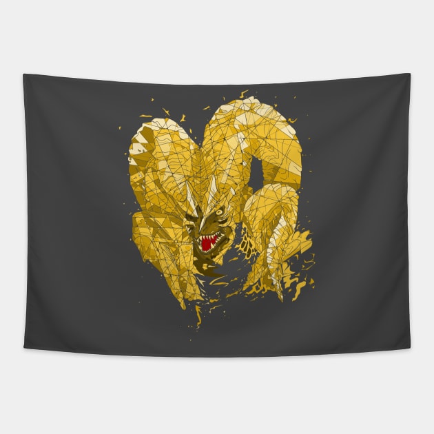 Kulve the Golden Behemouth Tapestry by paintchips