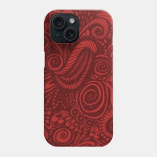 Crimson Chaos Phone Case