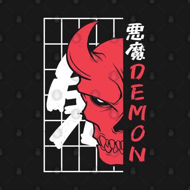 Japan Oni Demon Mask by LR_Collections