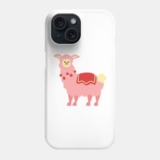 Cute Christmas Lama Phone Case