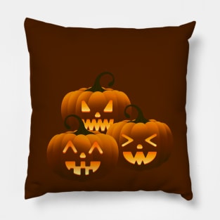 Halloween pumpkins Pillow