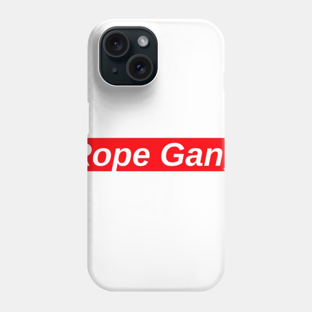 Rope Gang // Red Box Logo Phone Case by FlexxxApparel