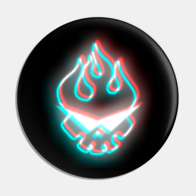 neon gurren lagann emblem Gurren Lagann Pin TeePublic
