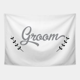 groom t-shirt wedding thing groomsmen tee Tapestry