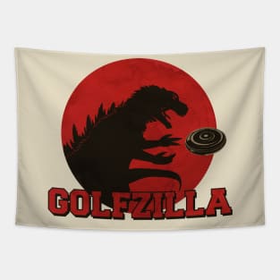 Golfzilla Disc Golf Tapestry