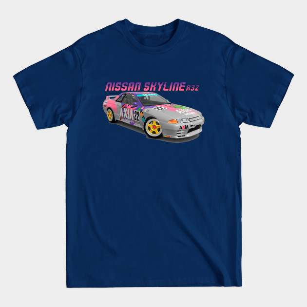 Disover Nissan Skyline GT-R R32 - Skyline - T-Shirt