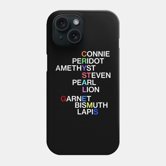 Crystal Gem Team Phone Case by Silentrebel