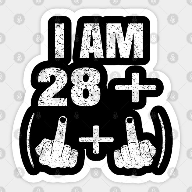 30 Years Old 30th B Day Vintage Funny Retro Gift 30th Birthday Ideas Sticker Teepublic