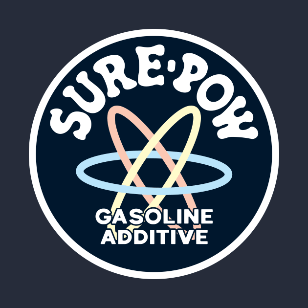 Sure-Pow Gasoline Additive (Original - Dark Blue) by jepegdesign