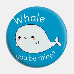 Funny Kawaii Whale Pun Pin