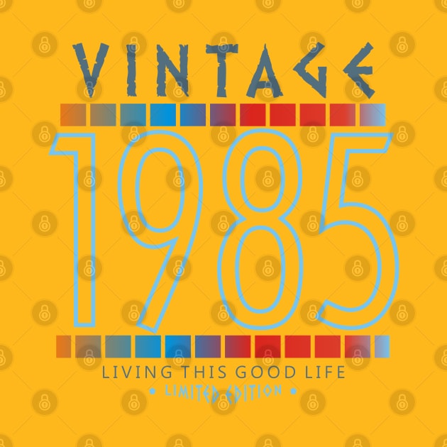 35th Birthday T-Shirt - Vintage 1985 by Reshartinc