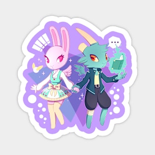 Bunny & Goat Magnet