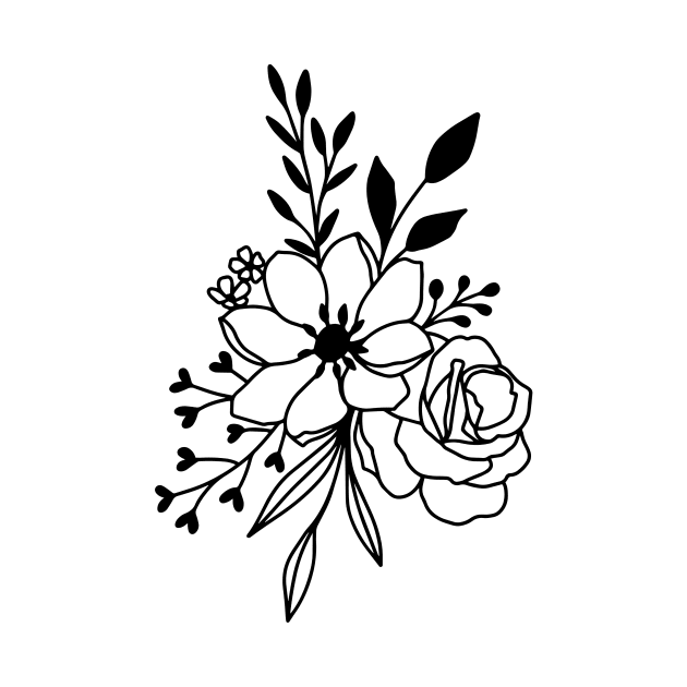 Minimalist Flowers by Vintage Dream