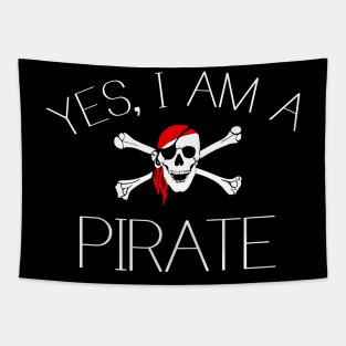 Yes, I am a Pirate Tapestry