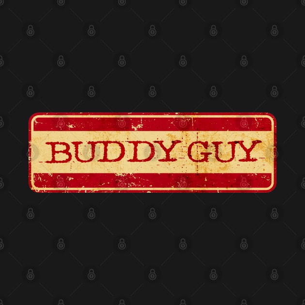 Retro Text - BUDDY GUY by Jurou