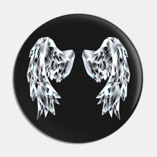 Crystal Wings Pin