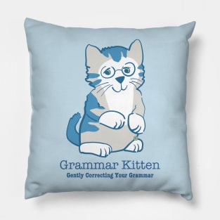 Grammar Kitten Gently Correcting Your Grammar Pillow