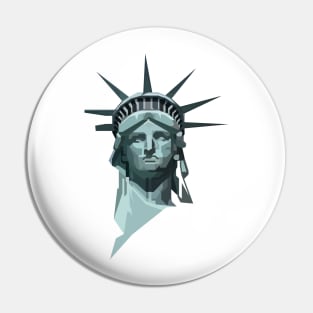 Head of Liberty Pin