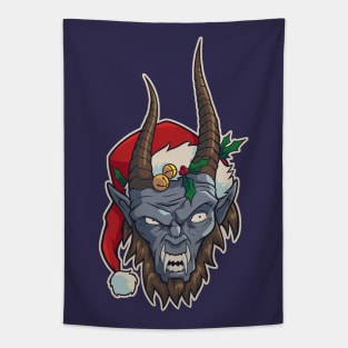 Merry Krampus Tapestry