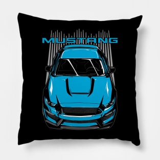 Mustang S550 - Grabber Blue Pillow