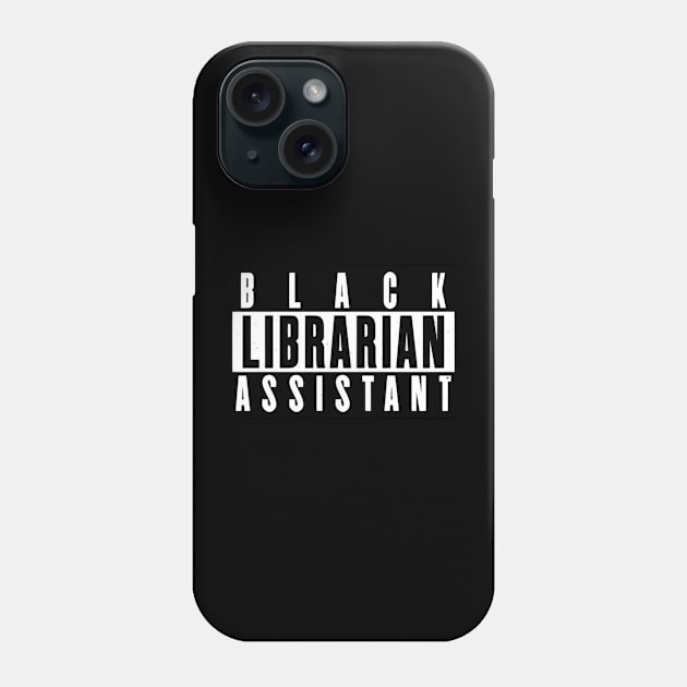 Black Librarian Assistant Phone Case by Dylante