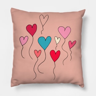 Heart Balloon Pillow