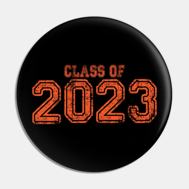 Varsity Orange Class of 2023 Pin by Jitterfly