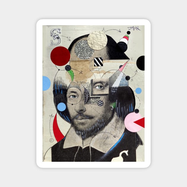 The annotated Shakespeare Magnet by Loui Jover 
