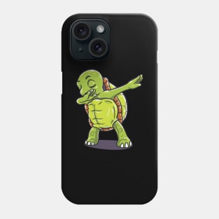 Funny dabbing turtle dab dance gift Phone Case