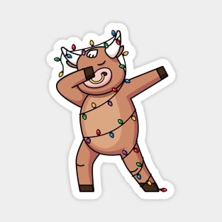 Dabbing Ox, Happy Moo Year 2021 Magnet