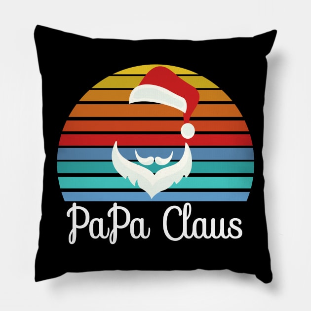 PaPa Claus Christmas Grandpa Pillow by Work Memes