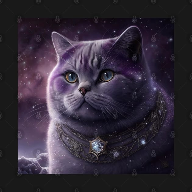 Glimmering British Shorthair by Enchanted Reverie