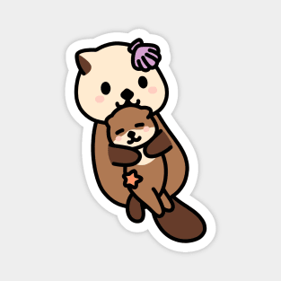 Mother's Day Otters Magnet