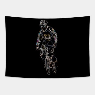 bmx racing start Tapestry