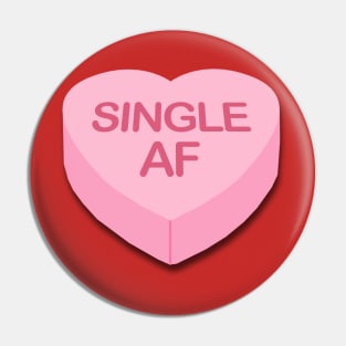 Candy Heart Single AF Pin