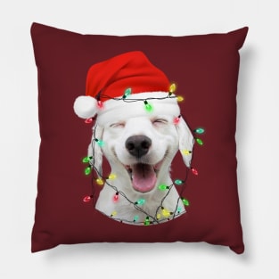 Funny Christmas For Dog Lovers Pillow