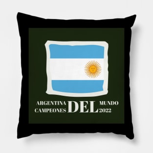 Argentina Campeones del Mundo 2022 Pillow