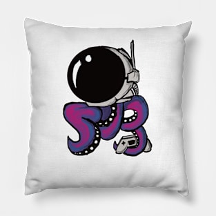 Octoput in space Pillow