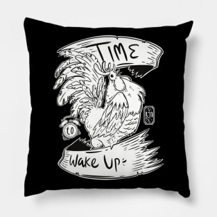 Time To Wake Up Pillow